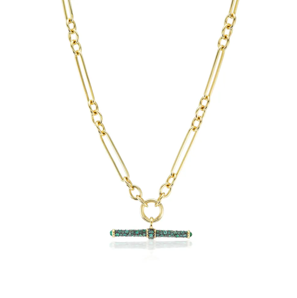 Trombone Link Chain Necklace