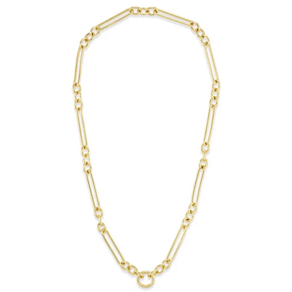 Trombone Link Chain Necklace