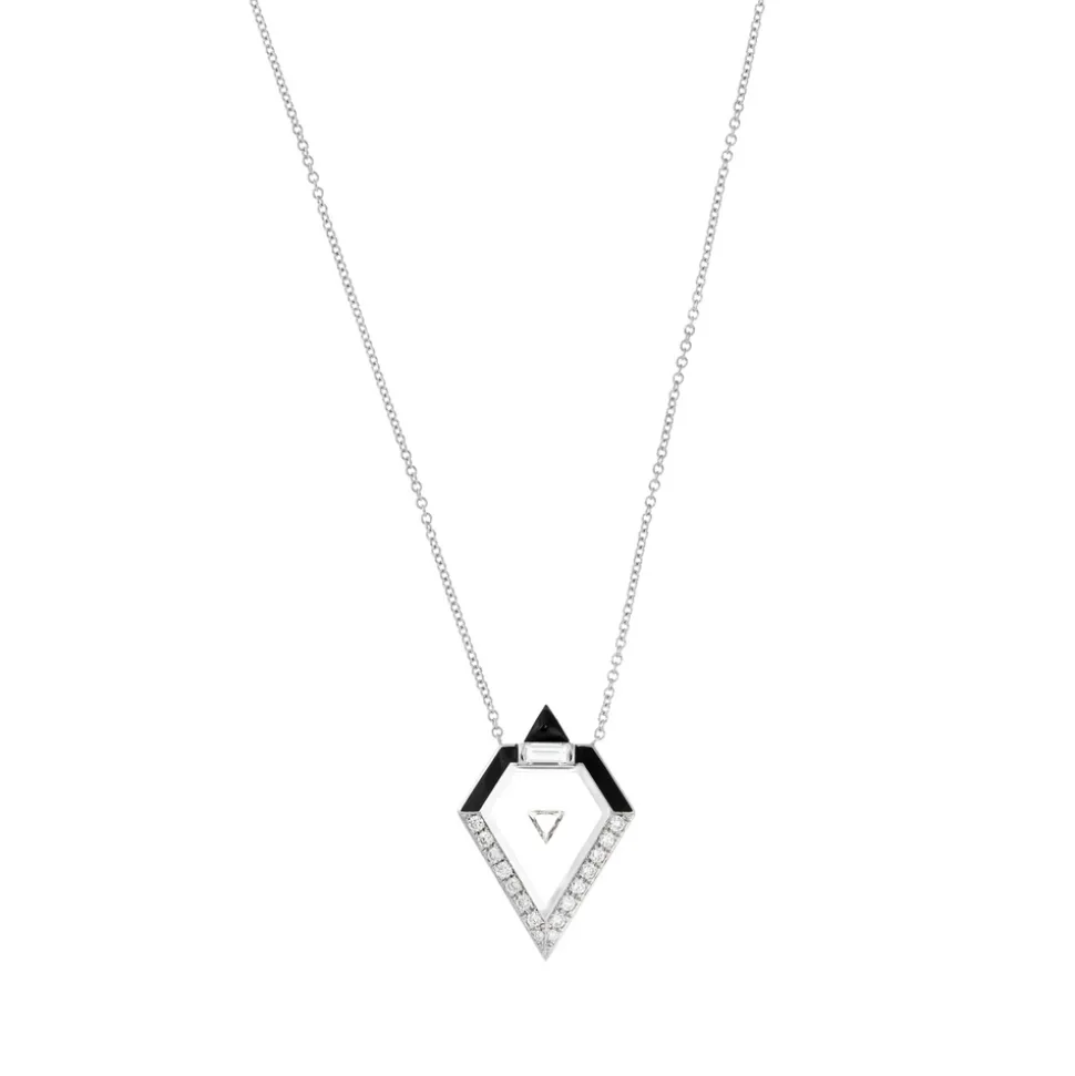 Universe Line Pendant with Diamonds