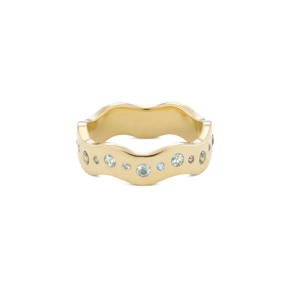 Wave Band V- Burnished Aquamarine
