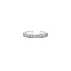 White Gold Single Row Diamond Ear Cuff