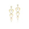 Wicker Kite Diamond Earrings