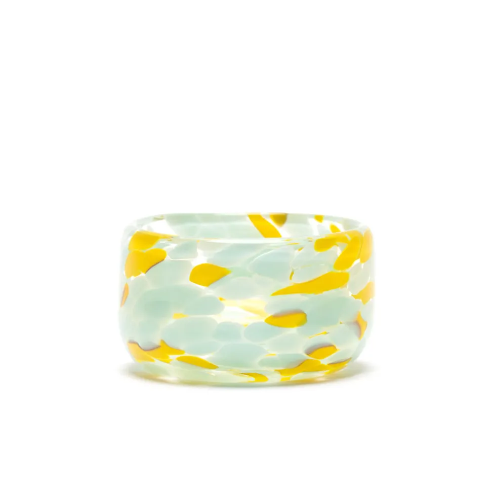 Yellow and Teal Candy Bowl